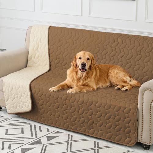 Waterproof Pet Bed Cover Anti (82x102 Inch (Pack of 1) / Camel)