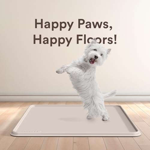 Pee Pad Tray Holder for Dogs (Large / Beige)