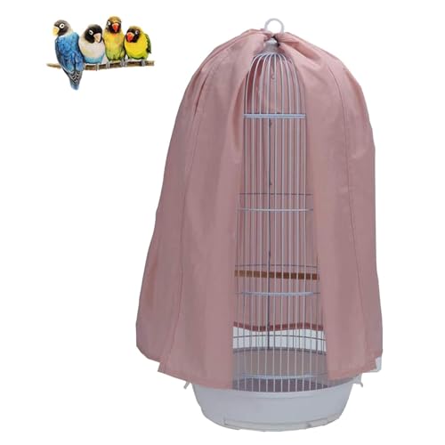 Round Parrot Birdcage Cover (Pink)