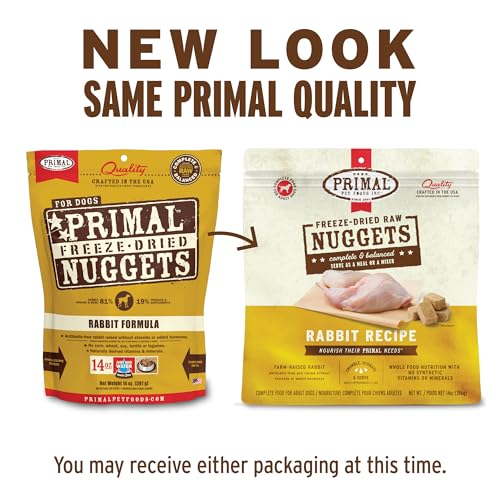 Primal Freeze Dried Raw Dog Food Nuggets (14 Ounce (Pack of 1))