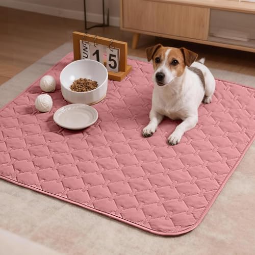 3X Stronger Waterproof Pet Blanket (30x30 Inch (Pack of 1) / Dark Pink/Light Pink)