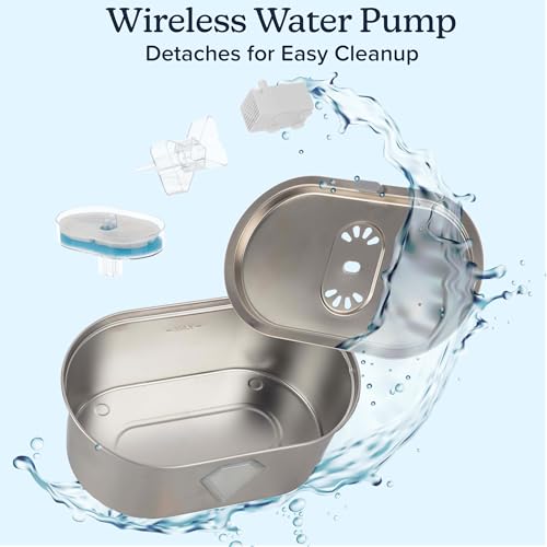 Cat Water Fountain (Stainless Steel and PC)