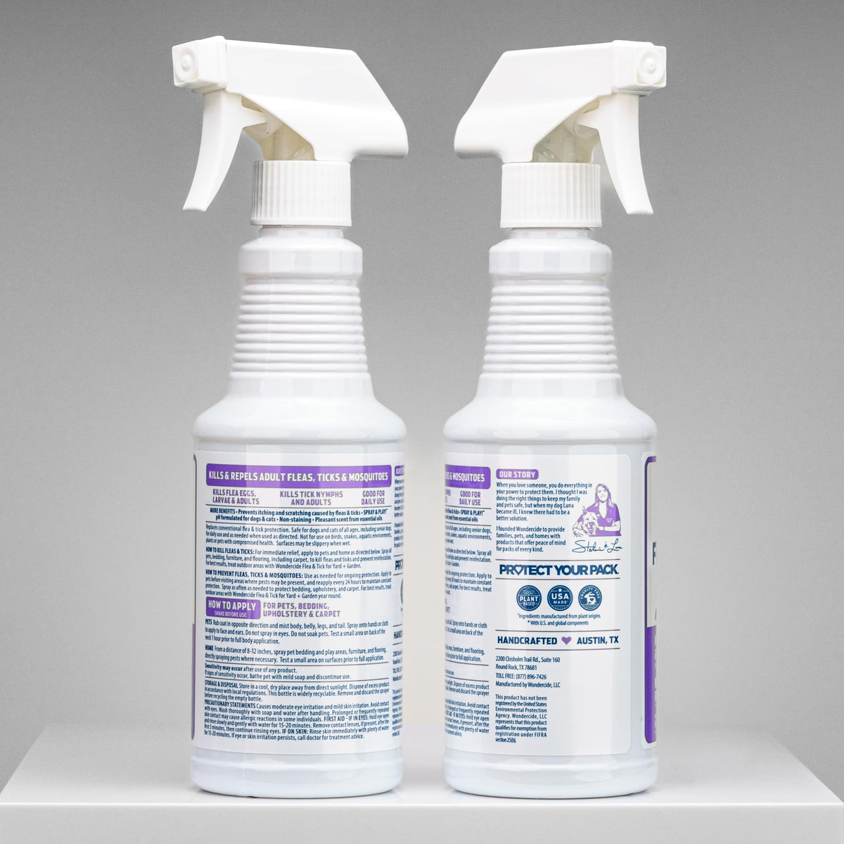 Flea Tick & Mosquito Spray for Pets & Home (32 Fl Oz / Rosemary)
