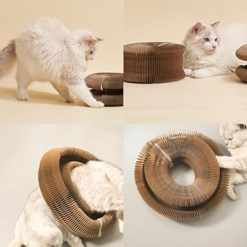 Magic Accordion Cat Scratching Board (2 Pack Round)