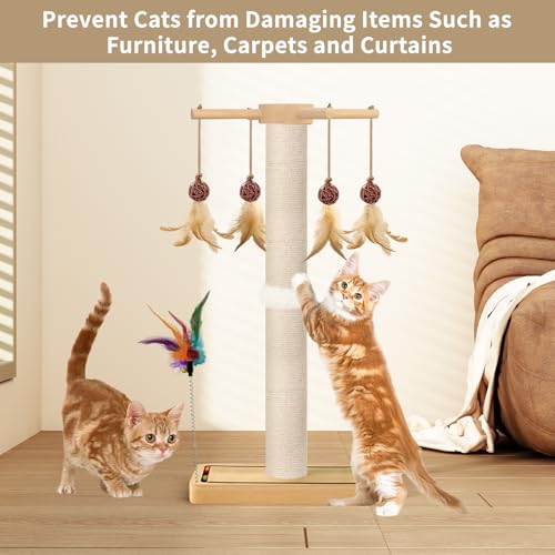 Tall Cat Scratching Post (33 Inches Tall)