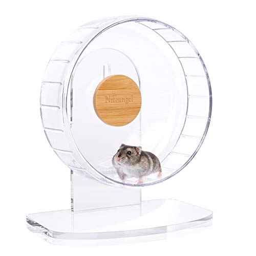Super Silent Hamster Exercise Wheel (Small / Transparent)