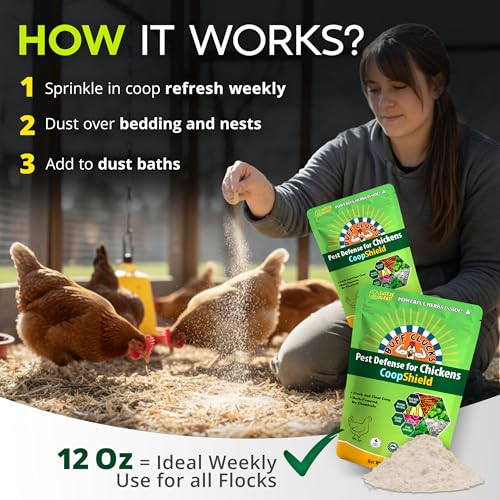 Dust Bath for Chicken Nesting Herbs Blend Coop Floor (12 Ounce (Pack of 1))