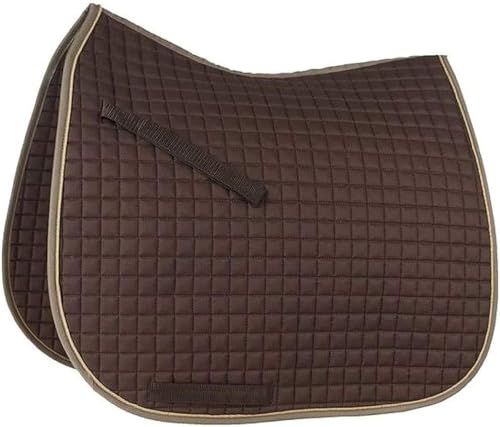 Leather English Riding Horse Saddle Starter Kit Brown Saddle 7 Pcs Combo Pack (Size 16)
