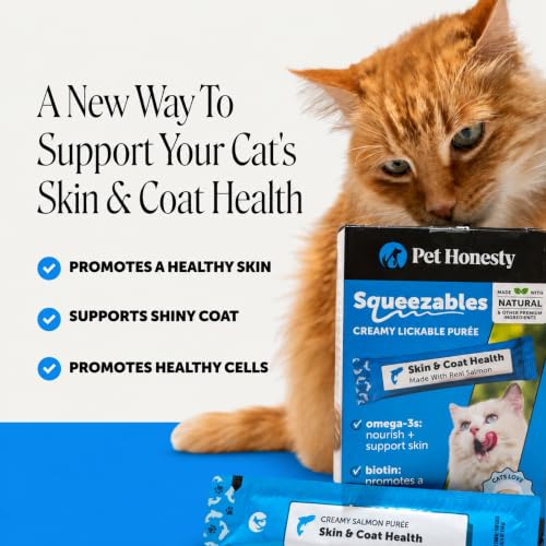 Vet Backed Cat Skin & Coat Supplement Puree (20-Day Supply)