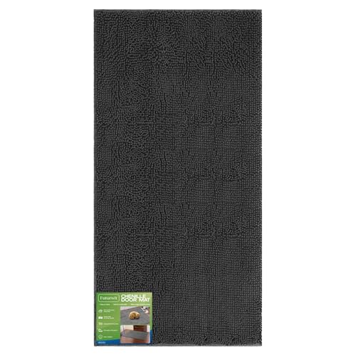 Dog Door Mat for Muddy Paws (72"x36" / Dark Grey)