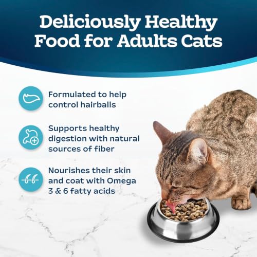 Tastefuls Chicken Adult Hairball Control Dry Cat Food (3 Pound (Pack of 1))