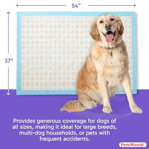Health Monitoring Dog Pee Pads 37"x54" 25 Count (37x54 Health Indicating / 25 Count)