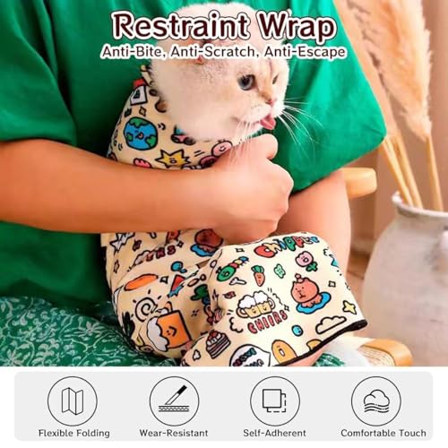 Cat Grooming Wrap (L (within 11.1lbs))