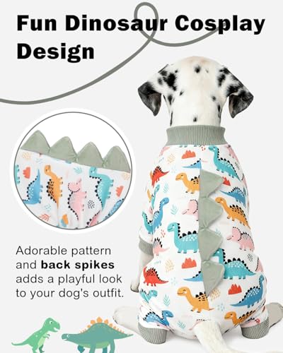 Dinosaur Costume Dog Pajamas (Medium / Dinos#12)