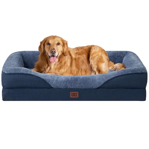 Orthopedic Dog Bed for Large Dog (Navy / 41x27x7.5)