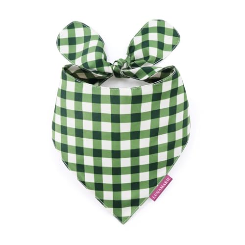 Luxury Pet Birthday Bandanas (Olive / X-Small)