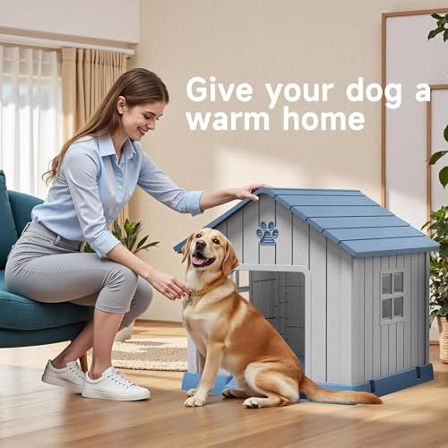 Dog House Outdoor (Blue / 40.87*37.80*38.82)