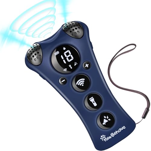 Ultrasonic Dog Bark Deterrent Device (Blue)