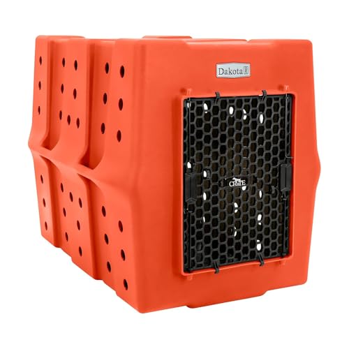 Dakota 283 Canine Rough and Tough Economy Dog Crate (X-Large / Orange)