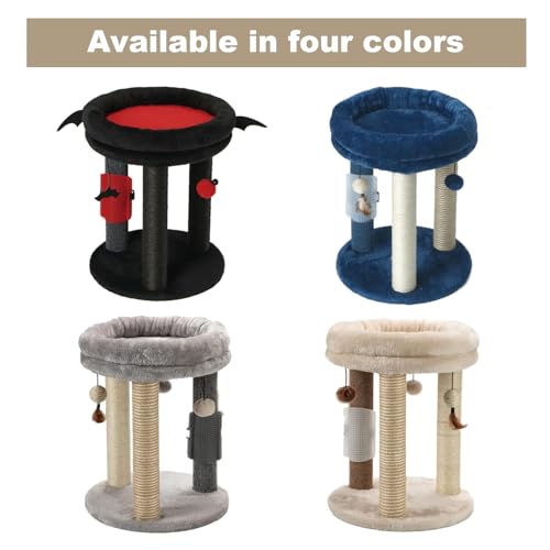 4in1 Small Cat Tree (For indoor cats and kittens / Beige)