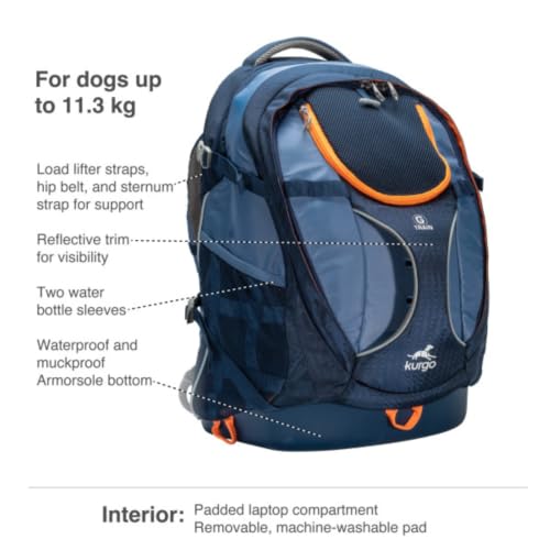 G Train Pet Carrier Backpack (Ink Blue)