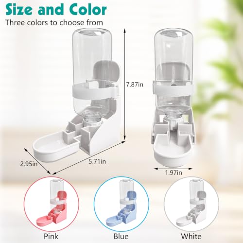 Rabbit Water Bottle (1PCS Water Dispenser, White)