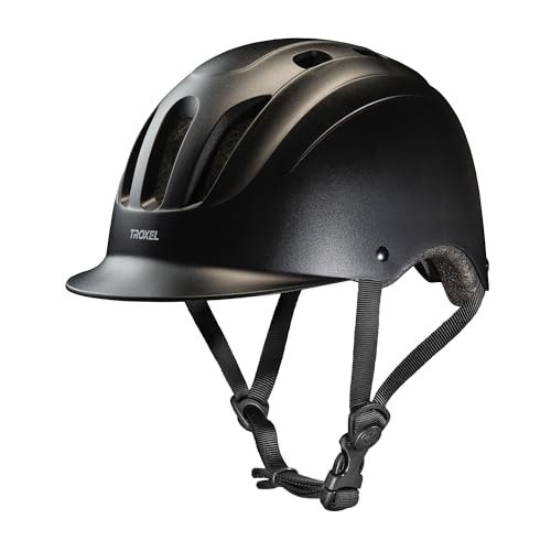 Sport 2.0 Injection Molded Horse Riding Helmet (Black / Medium)
