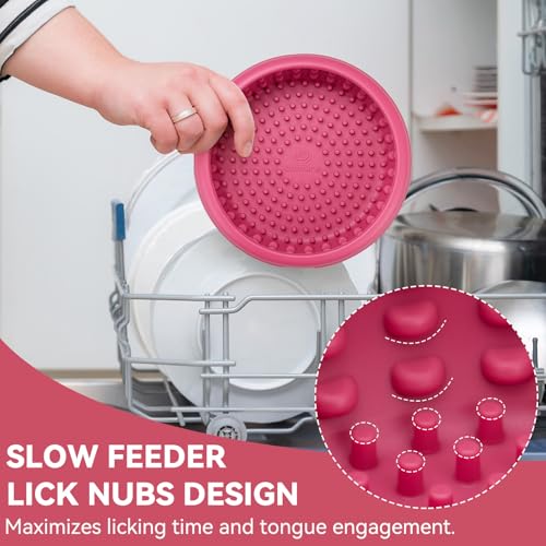 Dog Lick Bowl (L / Rose)