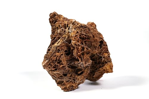 Maple Leaves Stone 18lb Natural Aquarium Rocks for Fish Tank Decor (14 Maple Leaves Stone(3-9 inches,18lbs))