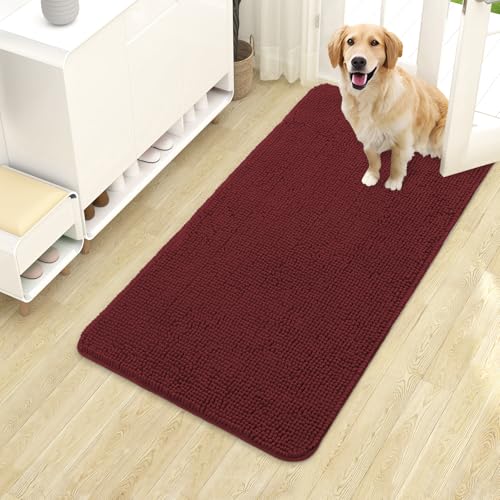 Dog Door Mat for Muddy Paws 40x24 (Caramel Russet / 40" X 24")