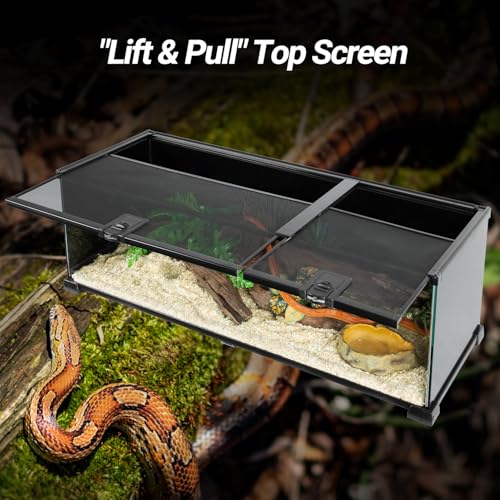 REPTIZOO Reptile Terrarium Tank 30" x 12" x 10"