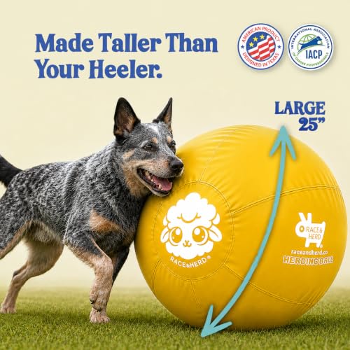 25" Original Herding Ball for Dogs (Gold - L 25" Herding Ball Set / L 25")