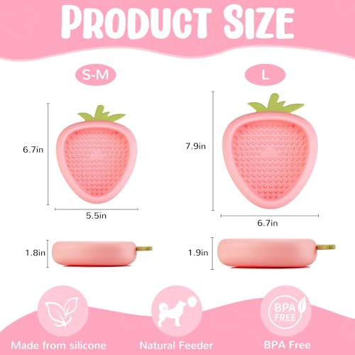 Freeze Dog Lick Bowl (S / B- Pink)