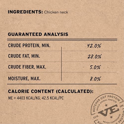 Freeze Dried Raw Chicken Necks Dog Treats (9 Ounce (Pack of 1))