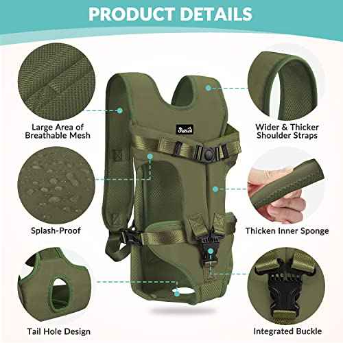 Dog Backpack Carrier (Green)