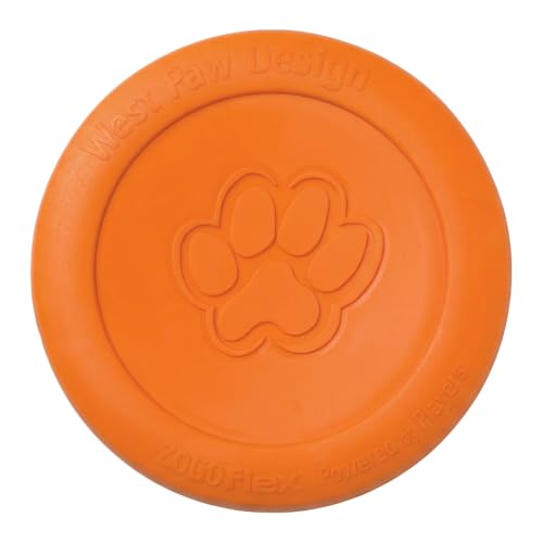 Zisc High Flying Disc Dog Toy (Large / Tangerine)