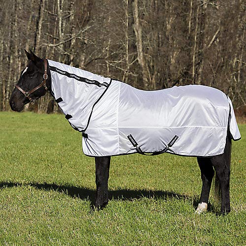 Comfy Mesh Combo Neck Fly Sheet (81 in / Porcelain Blue)