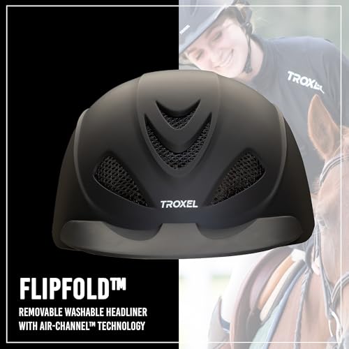 Liberty Ultralight Horse Riding Helmet (Black Duratec / Large (7-1/4 - 7-3/8))