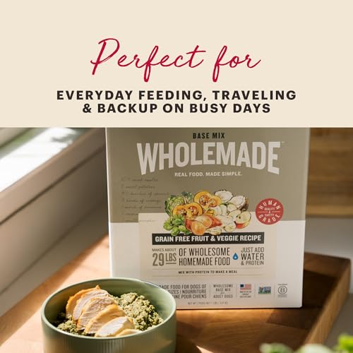 Wholemade Grain Free Dog Food Base Mix (7 Pound (Pack of 1))