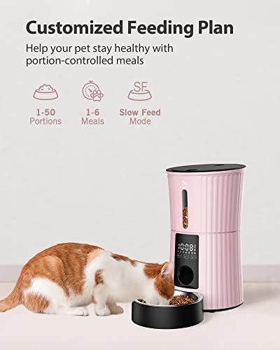 Timed Automatic Cat Feeder (Pink)