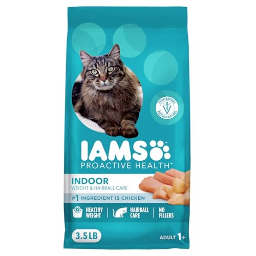Dry Food Proactive Health Indoor Weight and Hairball Care Dry Cat Food (3.5 Pound (Pack of 1))