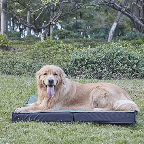 Outdoor Dog Beds for Large Dogs (X-Large / Olive Green)