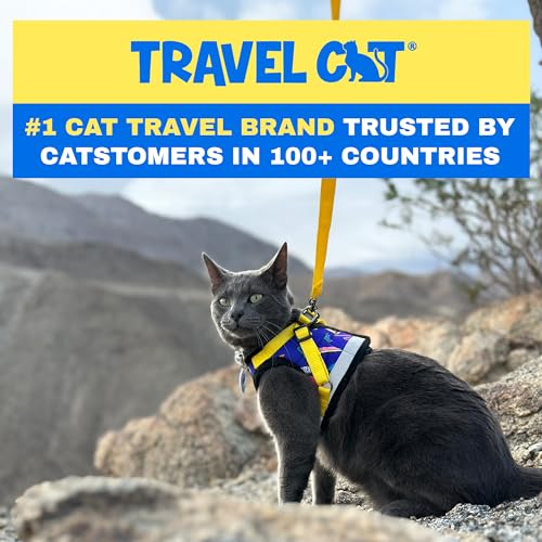 Travel Cat Harness and Leash Set (X-Small / 90s Cat)
