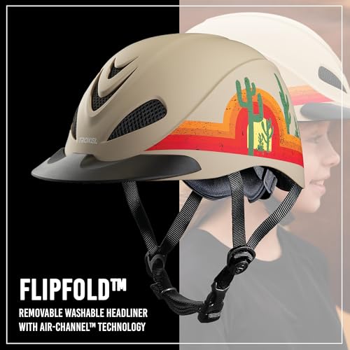 Rebel Bold Horse Riding Helmet (Large / Southwest Sun)