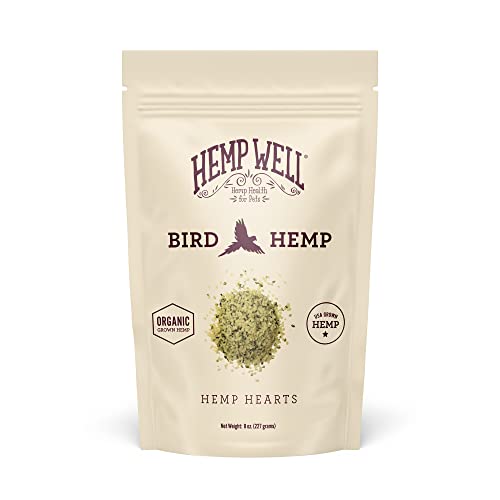 Organic Hemp Hearts for Birds (8 Ounces)