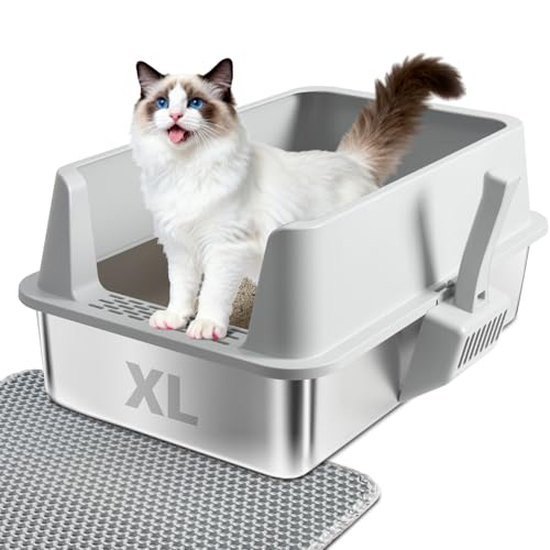 Stainless Steel Litter Box XL (XL-lid box)