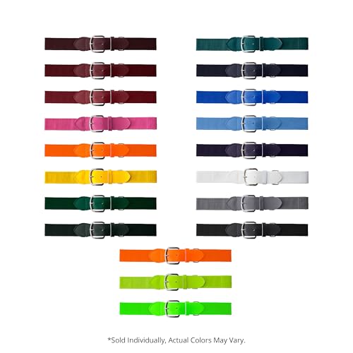 Baseball Softball Uniform Belt (Youth (18-32 Inches) / Neon Orange)