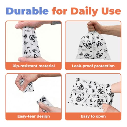 Poop Bags for Dogs (White / 150 Bags)