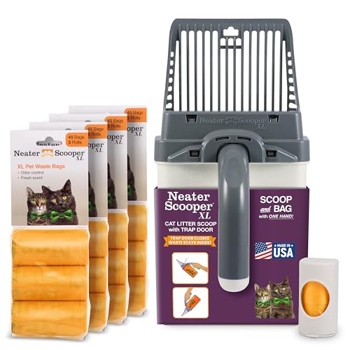 Neater Scooper XL Cat Litter Scoop (Gray / XL - 195 Bags)