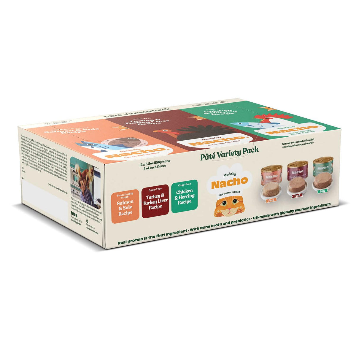 Pate Wet Cat Food Variety Pack